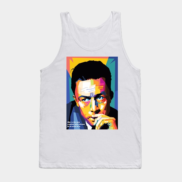 Albert Camus Tank Top by Wijaya6661